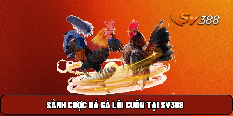 Sảnh cược đá gà lôi cuốn tại SV388